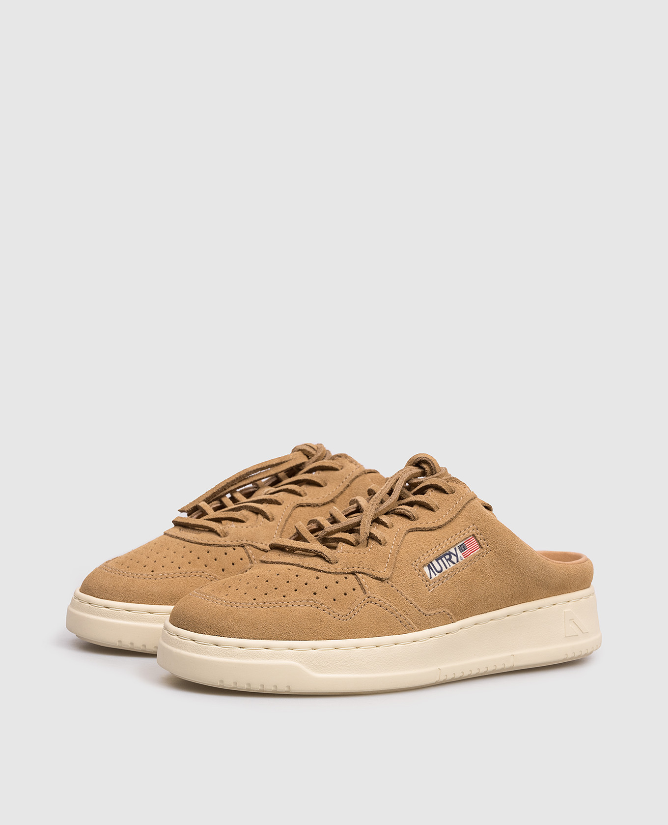 

Medalist brown suede mules AUTRY