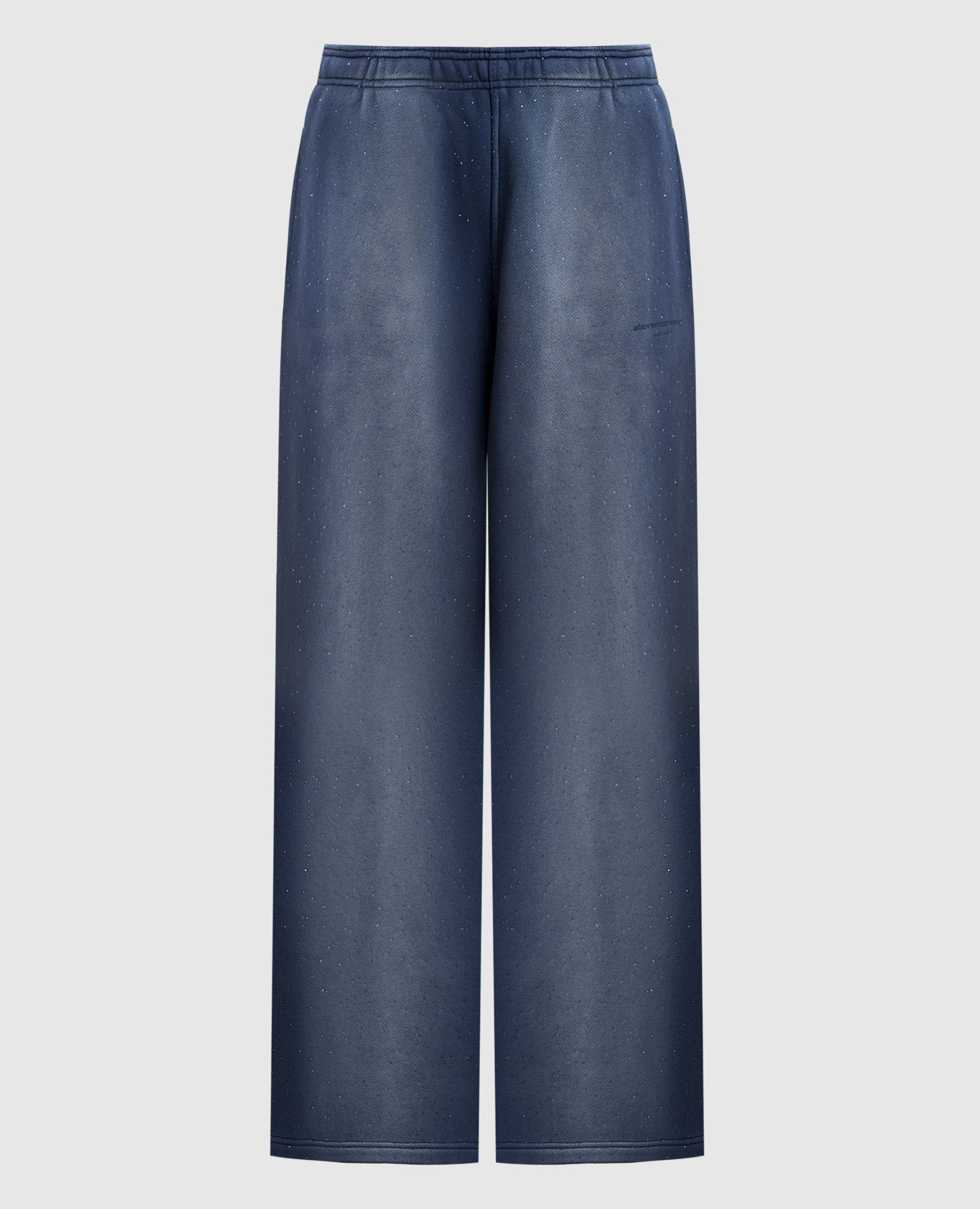 

Blue distressed insulated track pants Alexander Wang