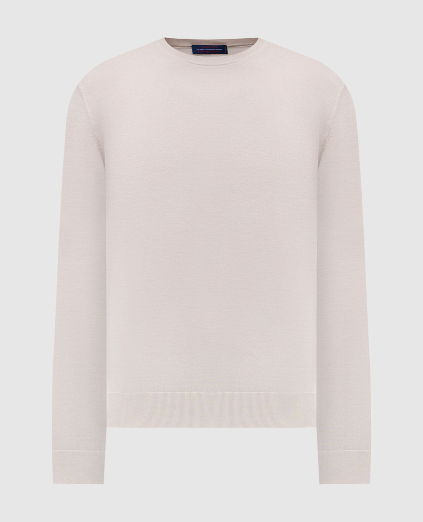Gray longsleeve made of wool, cashmere and silk