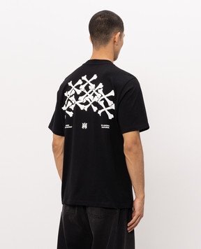 AMIRI Black Bones Stacked T-shirt AMJYTE1075