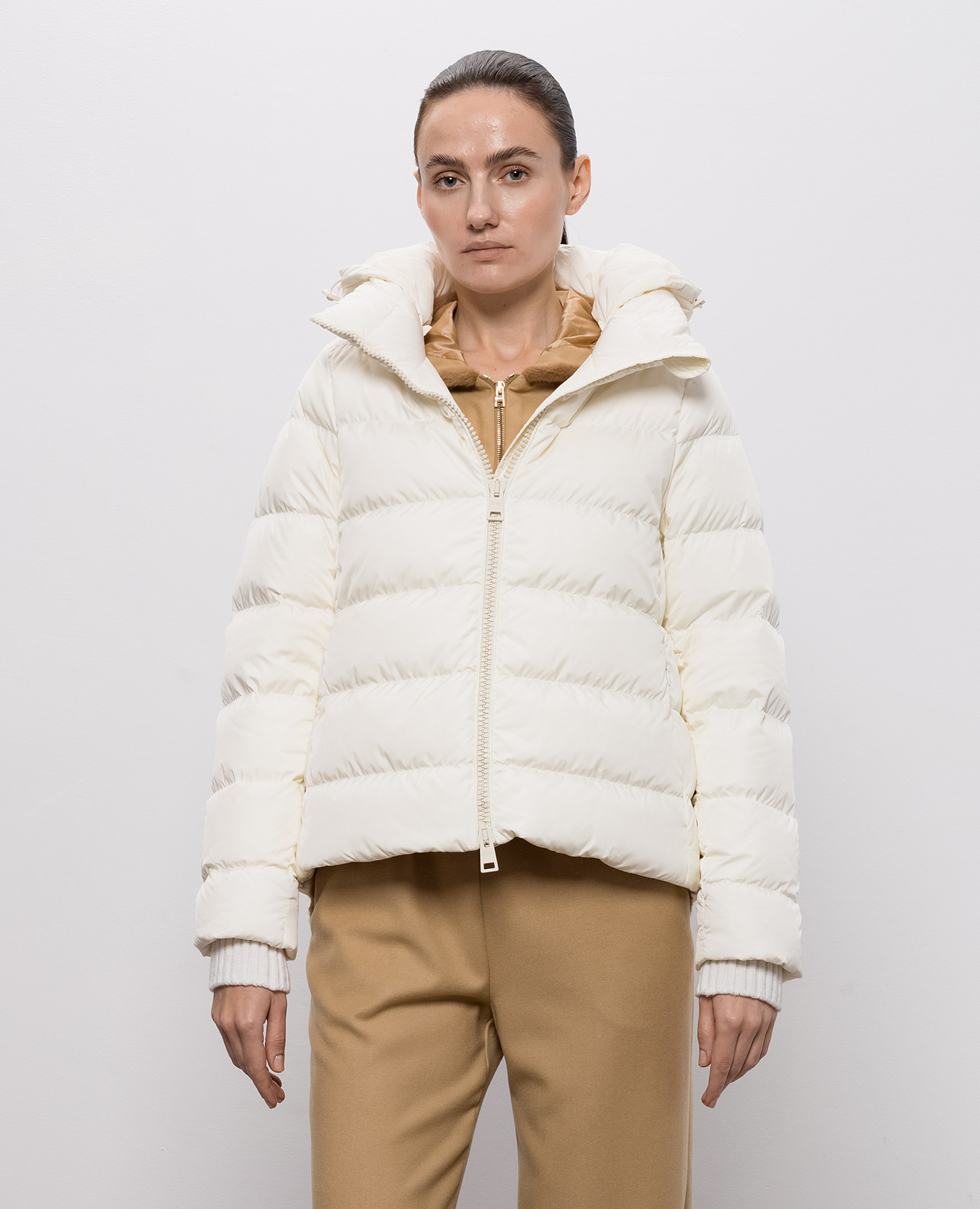 Ivory down jacket Herno 3