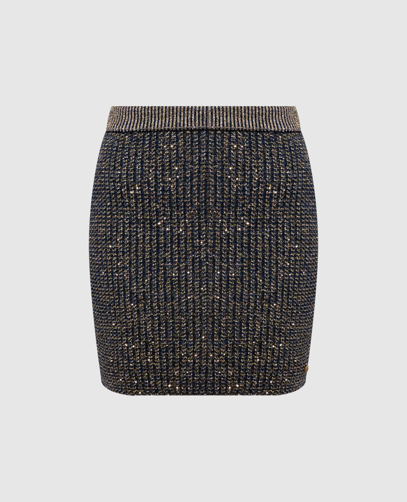 Blauer Paillettenrock