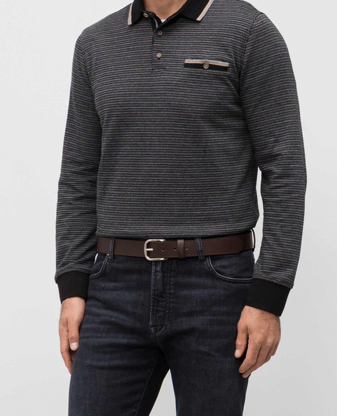 

Brown leather belt Florentino