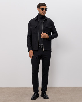 Marco Pescarolo Dark gray cashmere pants CARACCIOLO5443