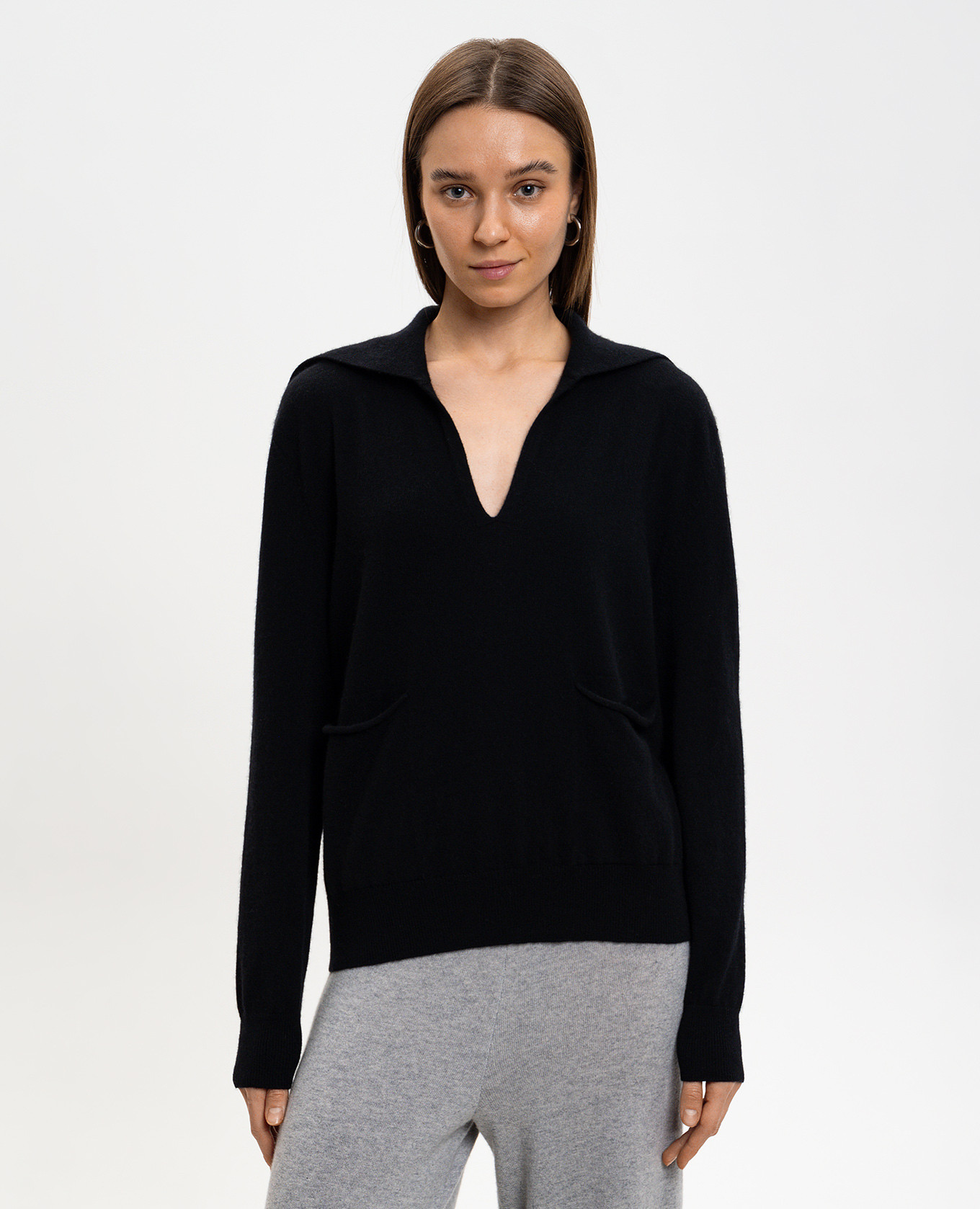 

Black Surie cashmere pullover LISA YANG