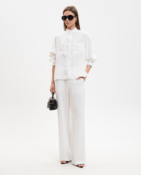 Dondup White pants DP883IF0049DXXX