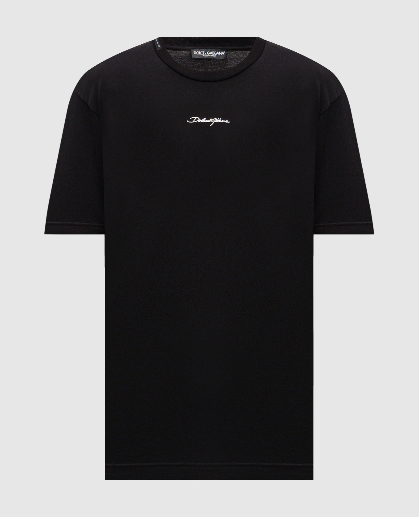 

Black T-shirt with contrast logo Dolce&Gabbana