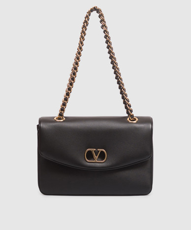 Djuna black leather bag