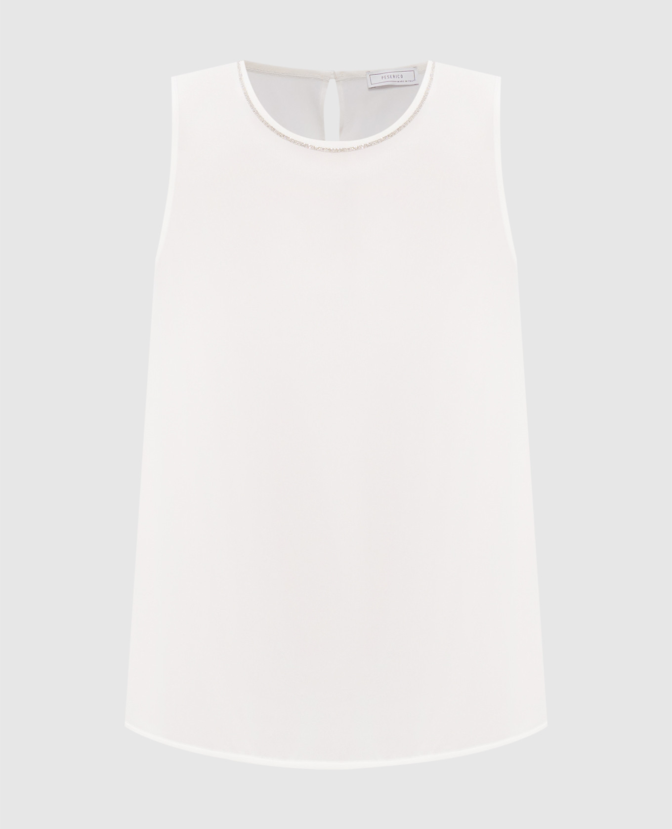 Ivory silk top