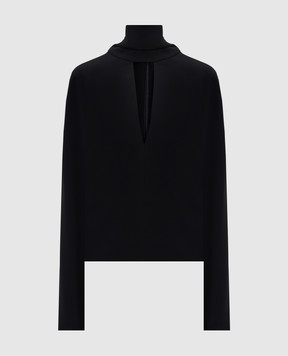 16Arlington Black blouse Olamo T415AW2501