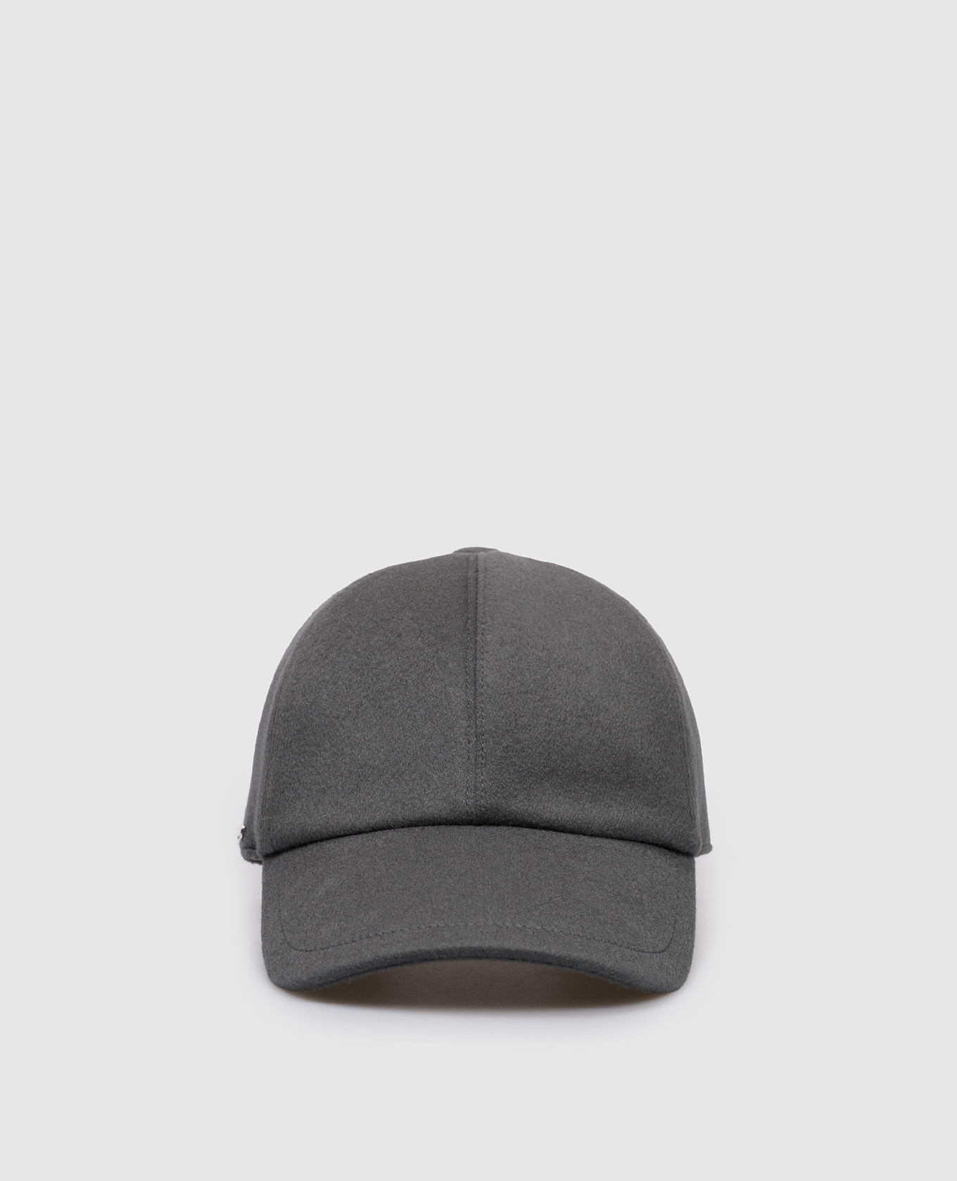 

Gray cashmere cap Enrico Mandelli, Grey