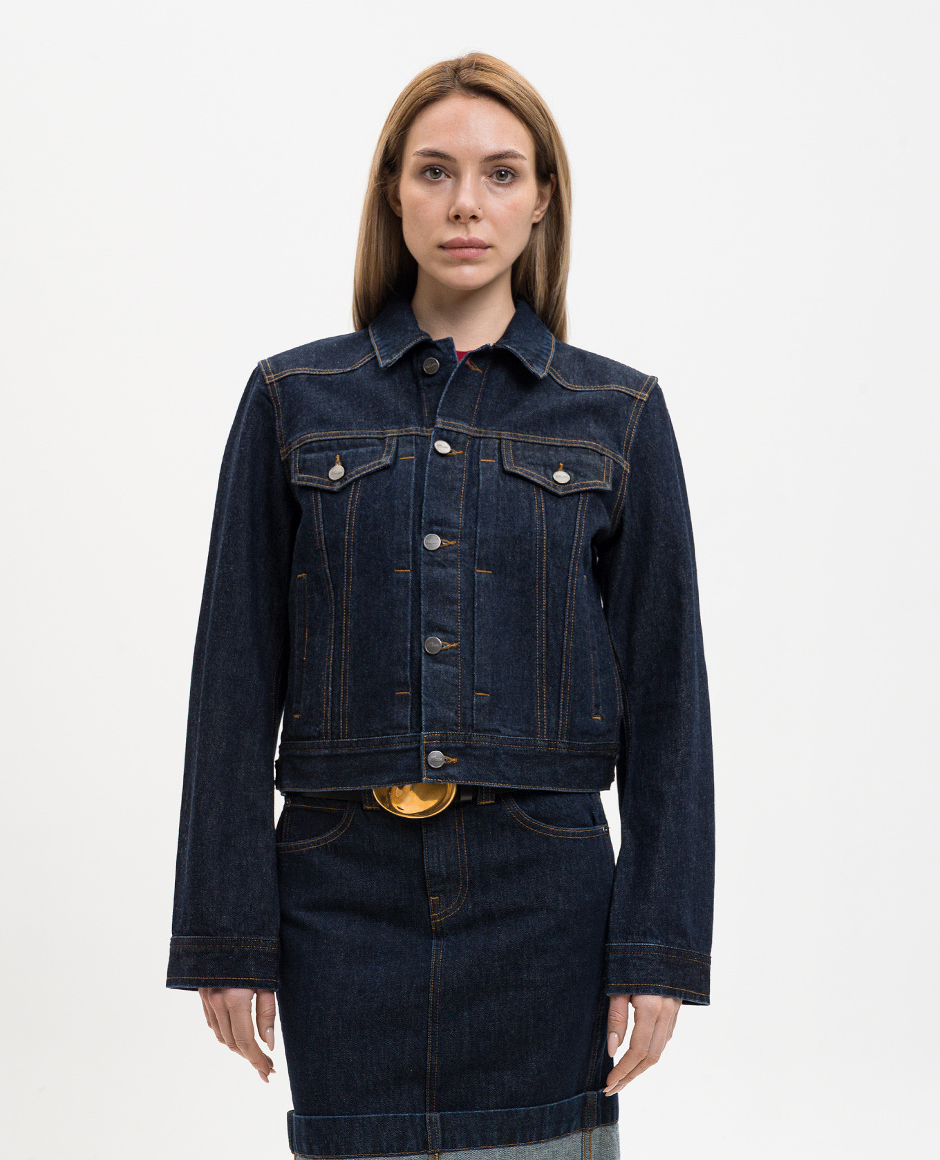 

Augustine blue denim jacket Khaite