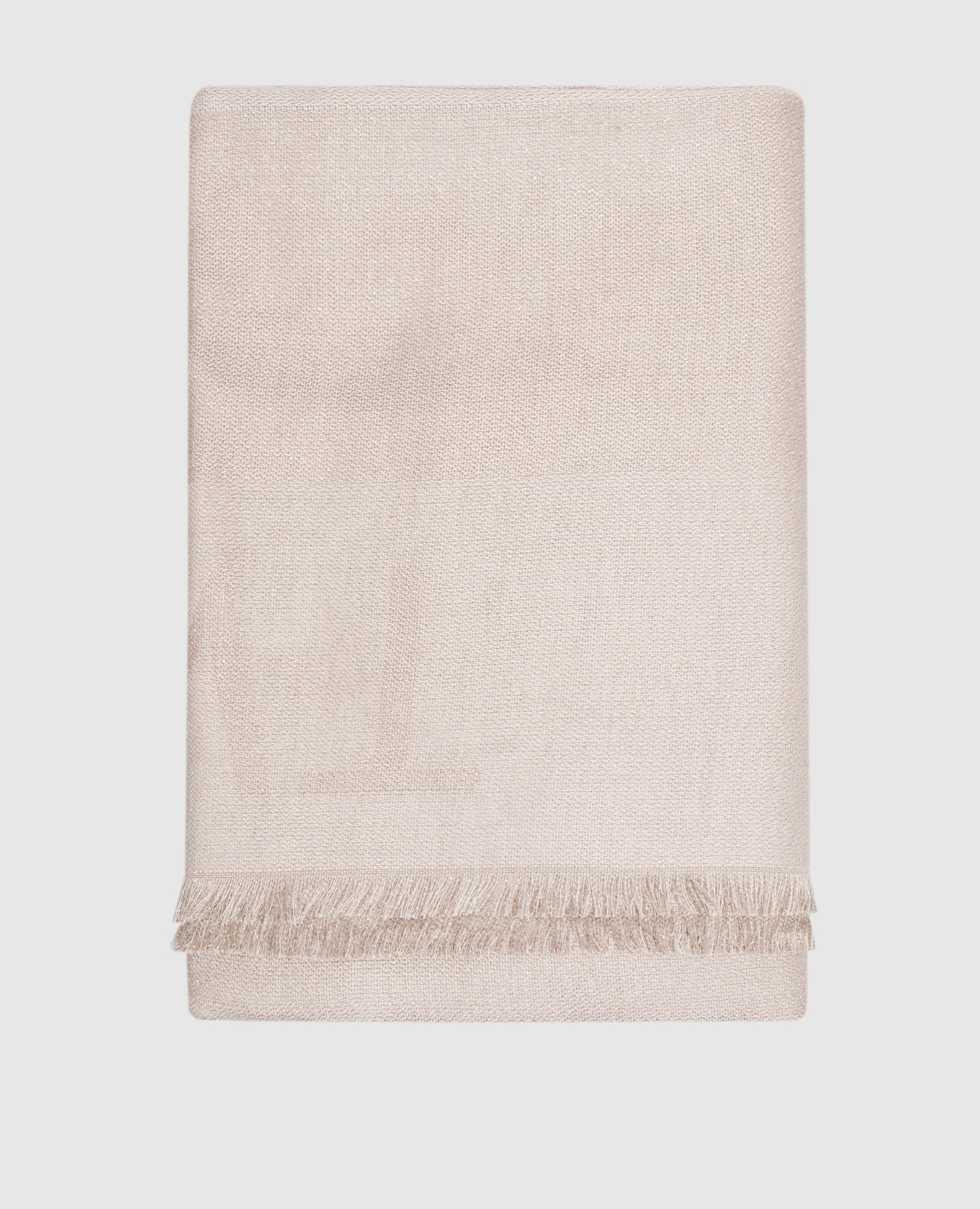 Gray scarf with lurex