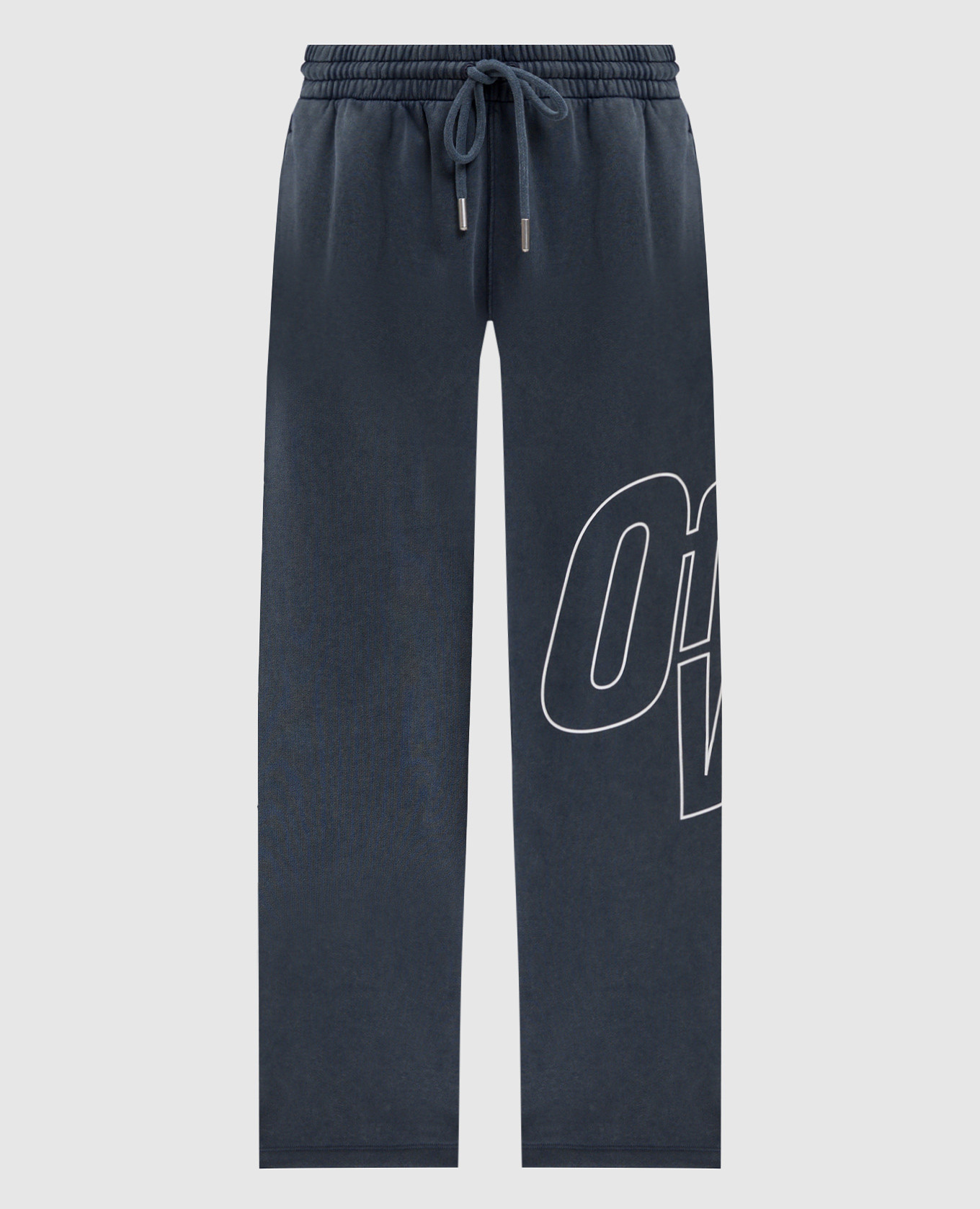

Blue sweatpants with logo print Off-White