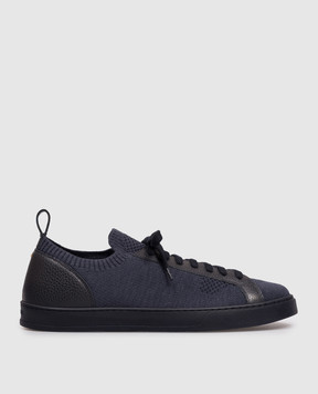 Doucal's Blue combination sneakers DU3381SPENPZ830