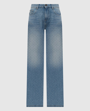 Twinset Blue jeans with crystals 252TT2270
