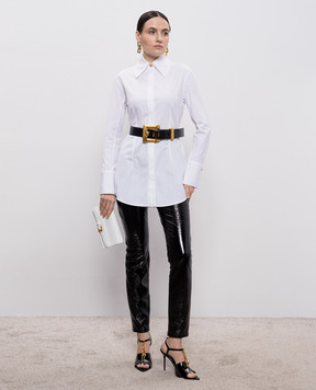 Balmain White long shirt GF1HS460CG22