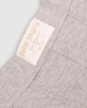 Palm Angels Grey logo patch briefs PLA1UWBT08SI