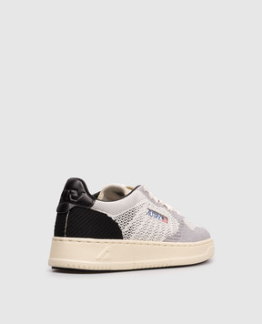 AUTRY Medalist Easeknit Grey Lurex Sneakers A1UNEKLWK301