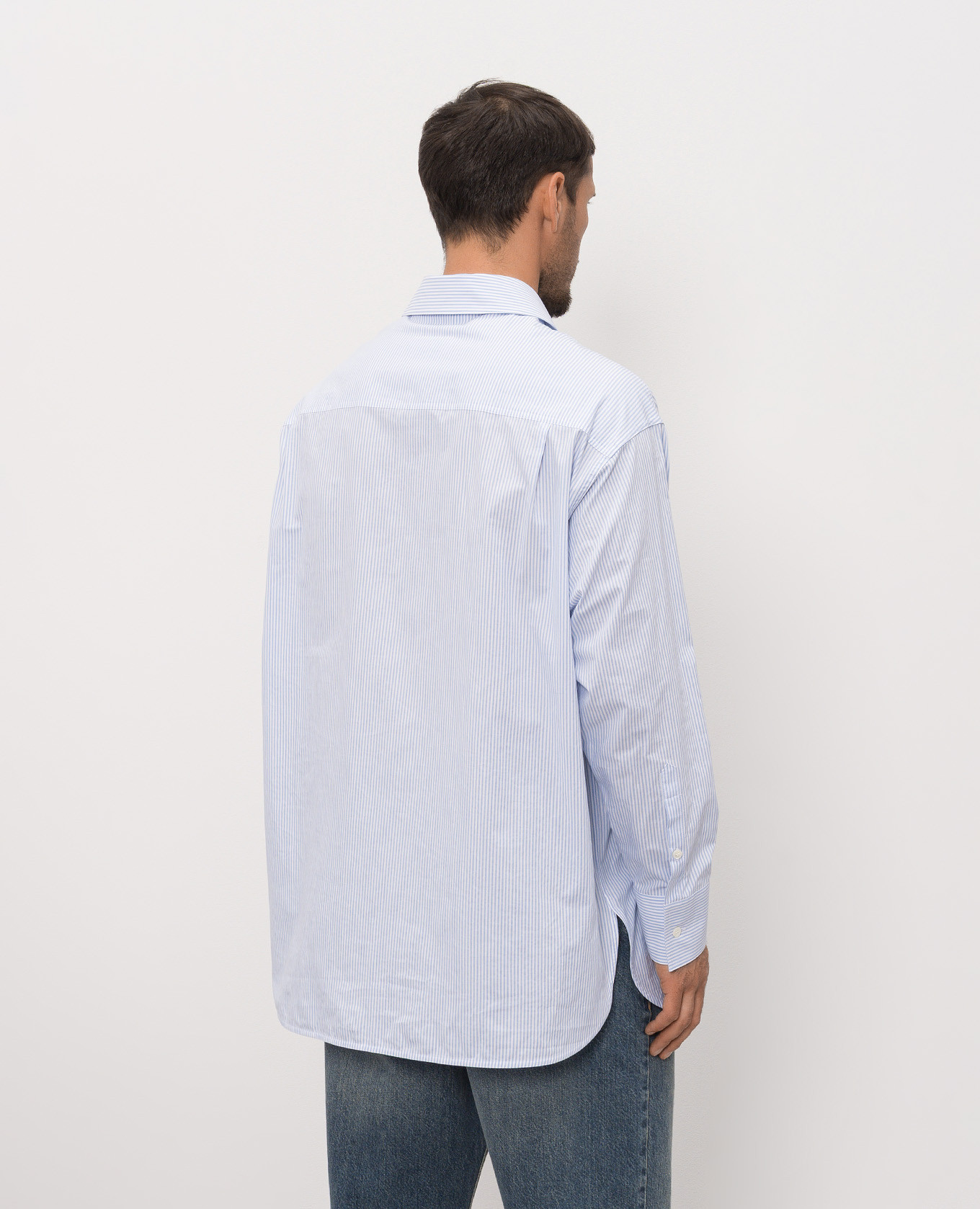 Blue striped shirt Maison Margiela MM6 4