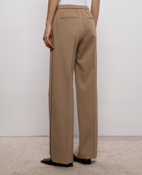 Peserico Brown wool pants P0493403464