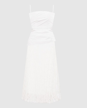 Simkhai Annalise white dress with pleats 2261252PK