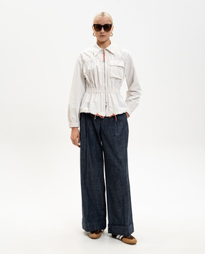 3.1 Phillip Lim White windbreaker E26260924RTP