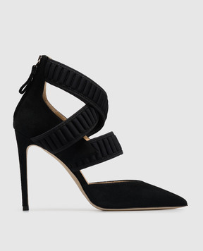 Benedetta Boroli Black suede Sforza shoes SFORZA