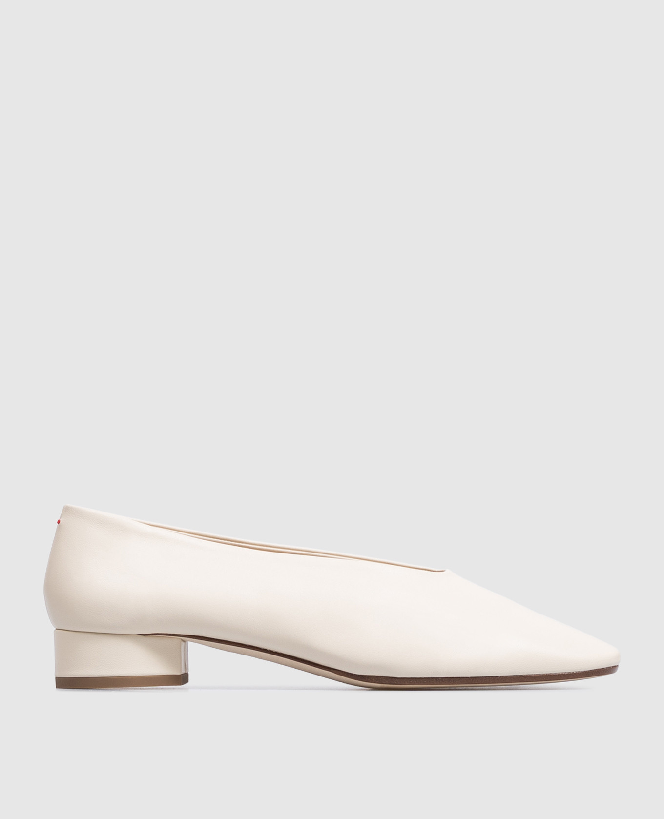 Delia ivory leather shoes Aeyde