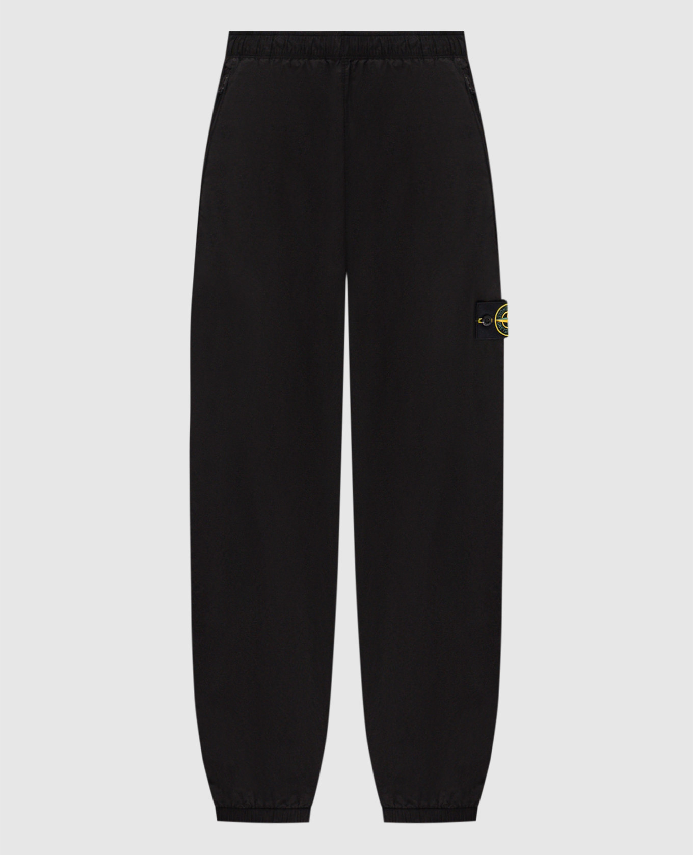 

Black joggers with logo patch Stone Island