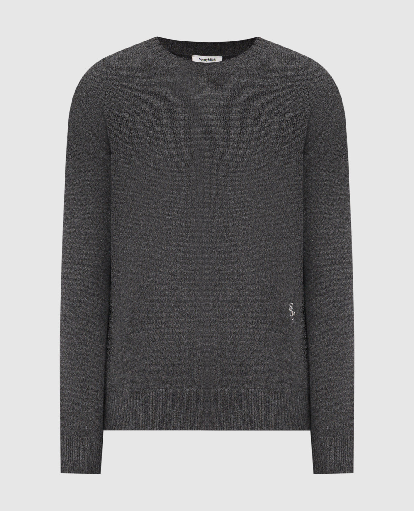 

Gray cashmere and wool sweater SRC Sporty & Rich, Grey