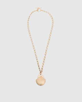 Oceanus Tivela gold chain with pendant TIVELA