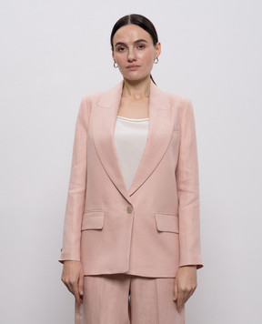 Peserico Pink linen jacket A0111602606