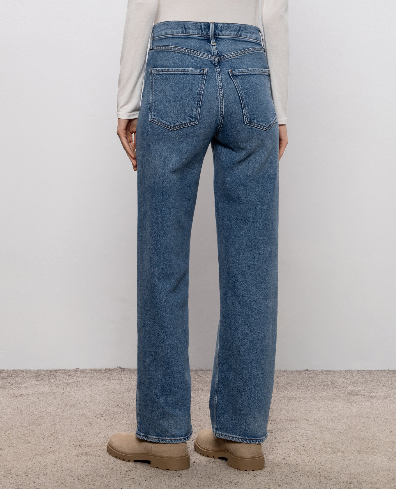 Ren blue jeans with a faded effect AGOLDE 4