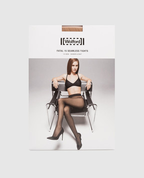 Wolford Beige tights Fatal 15 den 18076