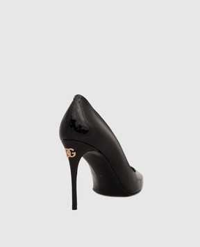 Dolce&Gabbana Black patent leather Cardinale shoes CD1860A1471