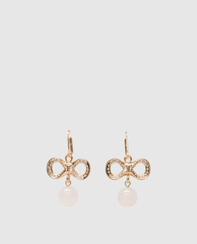 Twinset Gold bow earrings 261TA4431