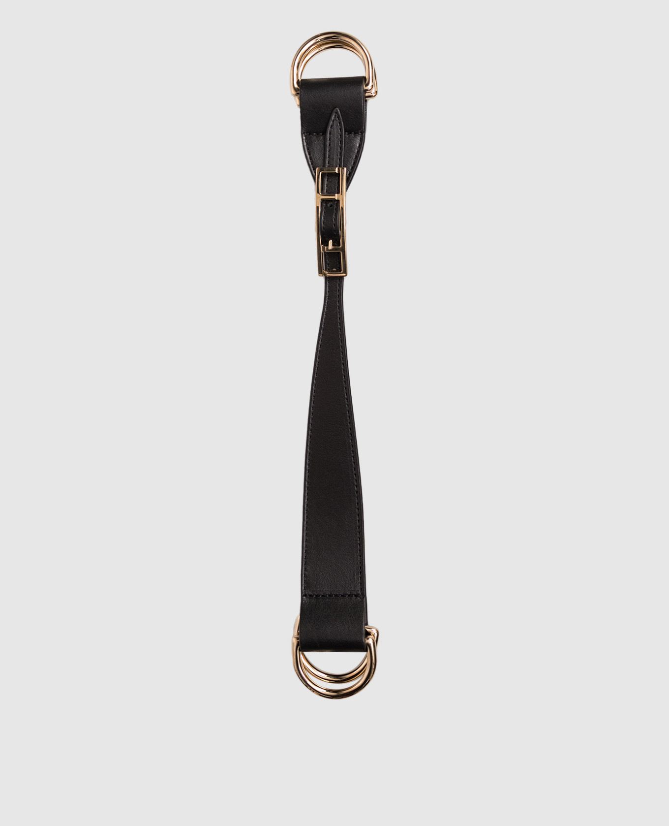 

Black leather scarf handle Fabiana Filippi