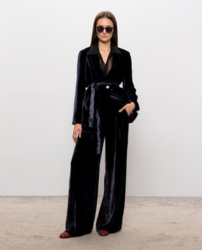 Peserico Blue velvet pants E0448803952