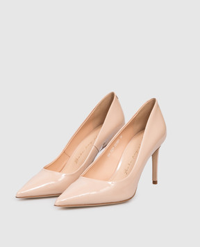 Babe Pay Pls Beige patent leather shoes 201801LA