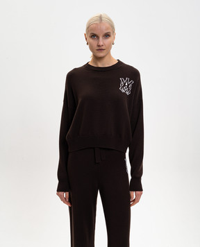 AMIRI Brown wool sweater AWKNCW1030