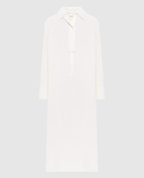 Victoria Beckham White shirt dress with drapery 1126WDR006598C