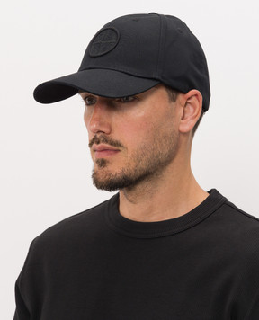 Stone Island Black cap with embroidery L2S159100013S0248
