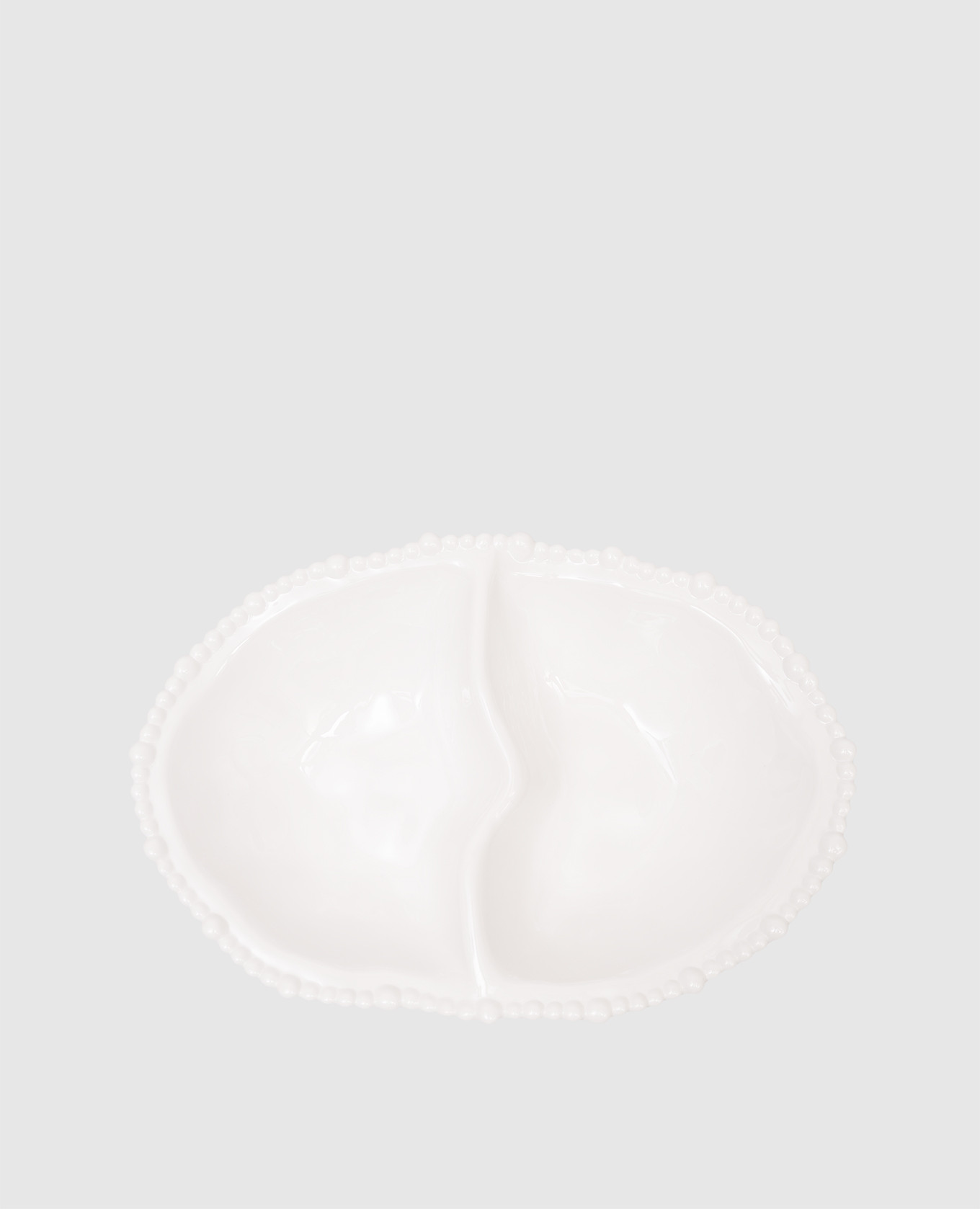 

Pearl White Snack Tray Baci Milano