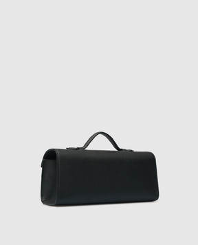 Savette Symmetry black leather clutch H01426