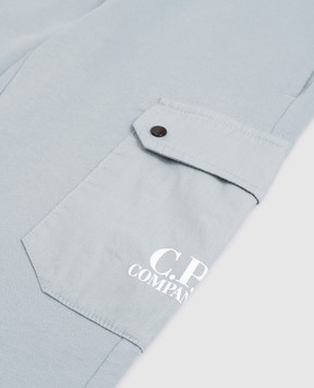 C.P. Company Children's blue joggers with logo print CUP01BLCC0248