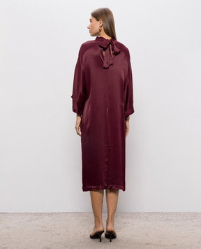 Solotre Burgundy dress M1AC0107