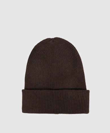 Stockholm dark brown cashmere hat