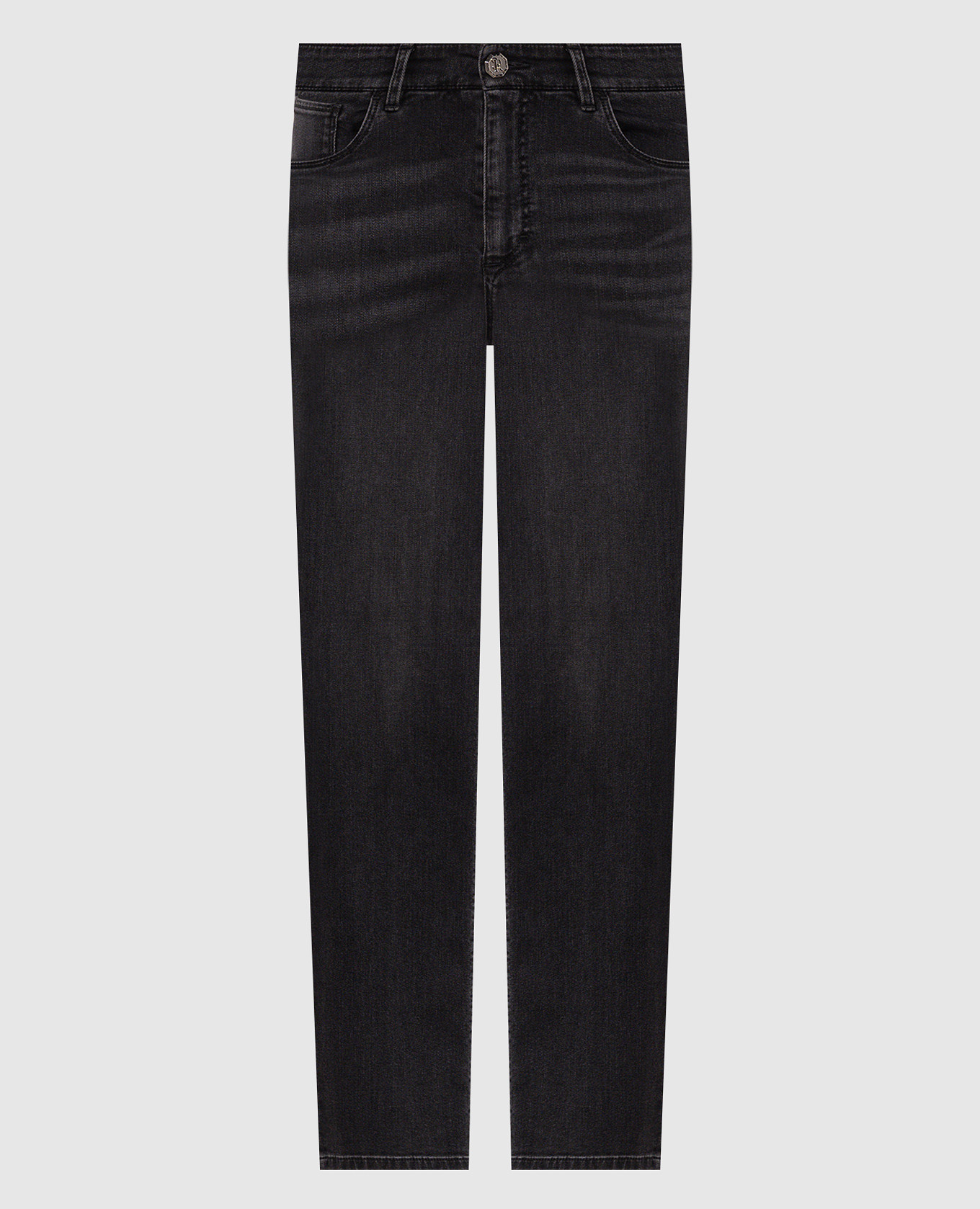 Gray jeans with a worn effect Stefano Ricci