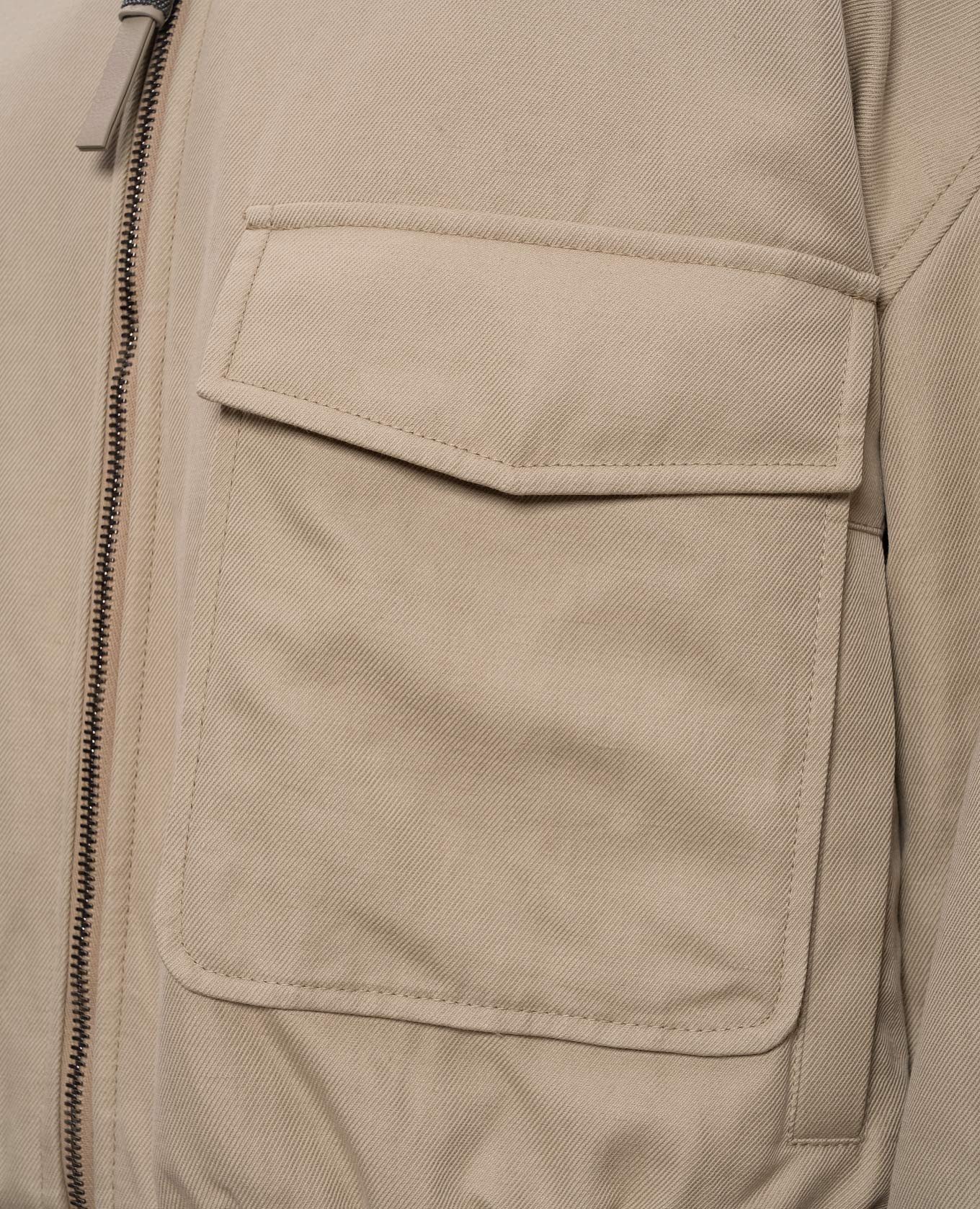 Beige jacket with linen Brunello Cucinelli 5